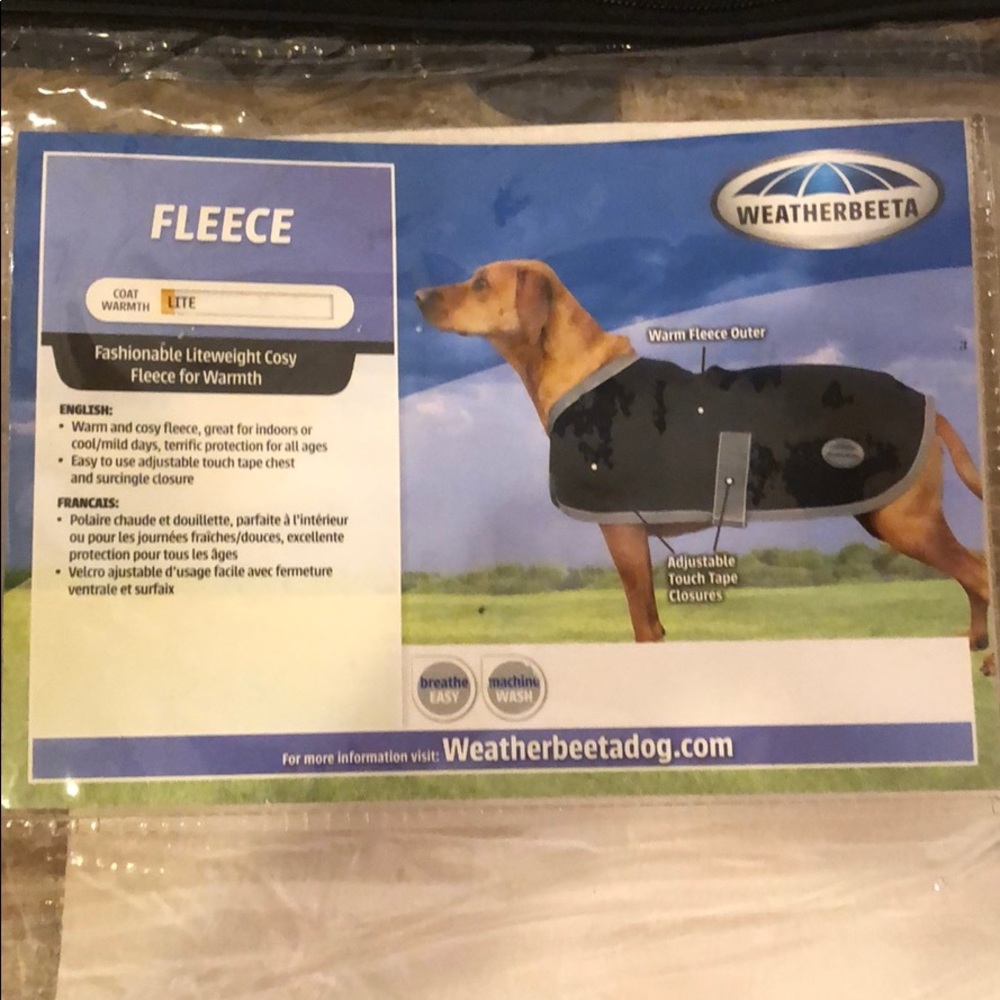 Fleece jacket for Large Dog